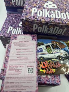 polkadot chocolate bar
