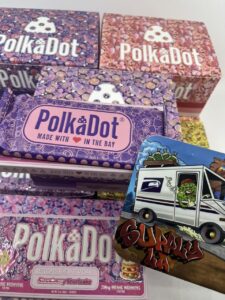 polkadot chocolate bar