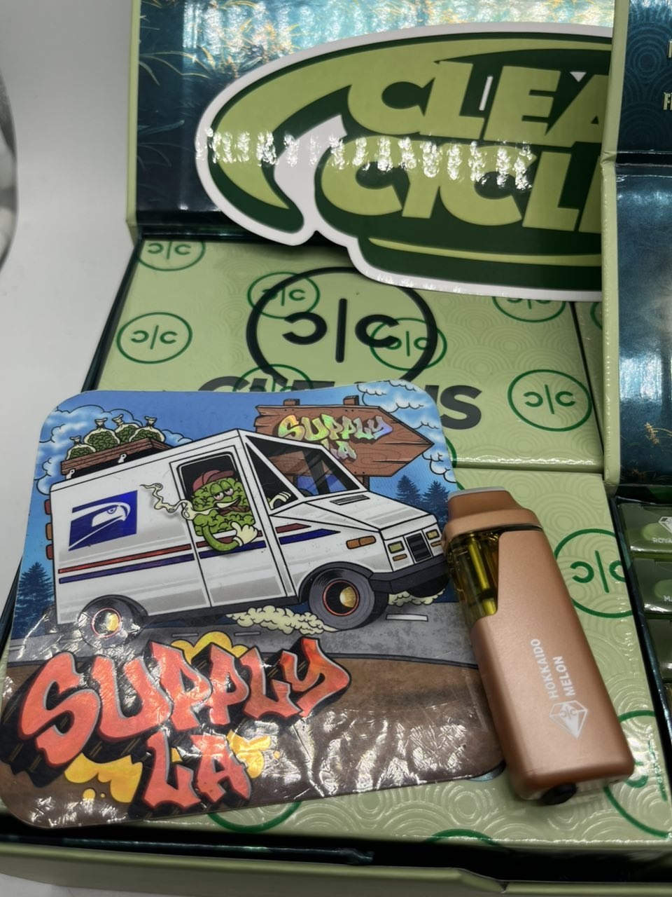 Clean Carts Spring Green 2G Disposable